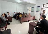 西平县市场监督管理局蔡寨市场监管所 召开流通领域食品从业人员培训会 